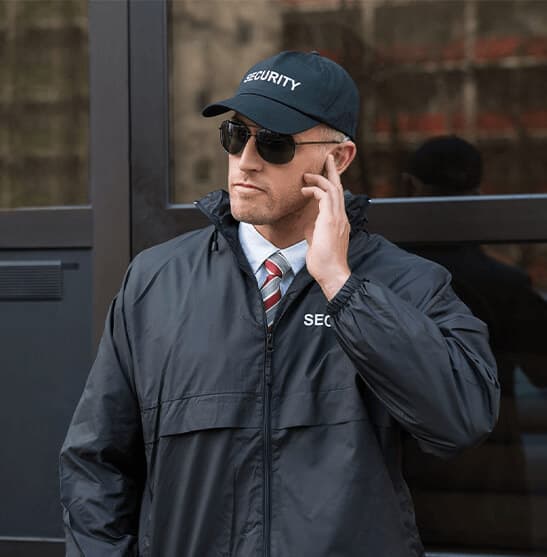 Retail security officer inside a shopping store